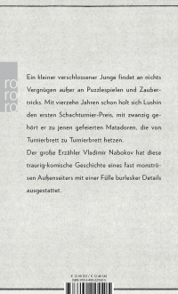 Zusatzmaterial 9783499225505 U4 von Lushins Verteidigung von Vladimir Nabokov