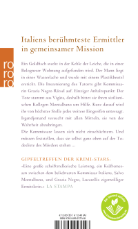 Zusatzmaterial 9783499257148 U4 von Das süße Antlitz des Todes von Andrea Camilleri, Carlo Lucarelli