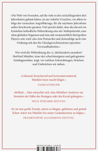 Zusatzmaterial 9783737101608 U4 von WORLD IN TURMOIL – The Order of Powers in the 21st Century: Die Ordnung der Mächte im 21. Jahrhundert von Herfried Münkler