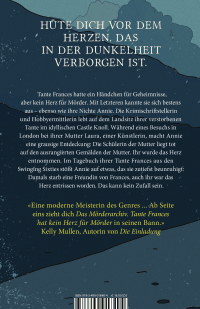 Zusatzmaterial 9783499018404 U4 von Das Mörderarchiv: Tante Frances hat kein Herz für Mörder von Kristen Perrin