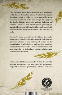 Zusatzmaterial 9783498045364 U4 von Amerika vor Kolumbus: Die Geschichte eines unentdeckten Kontinents von Charles C. Mann
