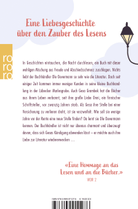 Zusatzmaterial 9783499011276 U4 von  THE BOOK LOVERS von Anja Baumheier