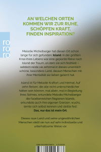 Zusatzmaterial 9783499016073 U4 von Mein Island: Vom Nichts-Suchen und Alles-Finden von Melodie Michelberger
