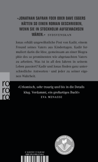 Zusatzmaterial 9783499275562 U4 von Montecore, ein Tiger auf zwei Beinen von Jonas Hassen Khemiri