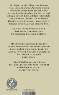 Zusatzmaterial 9783737101240 U4 von Sommernächte von Aharon Appelfeld