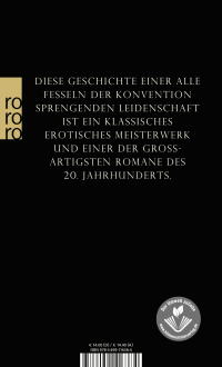 Zusatzmaterial 9783499116384 U4 von Lady Chatterley von D. H. Lawrence
