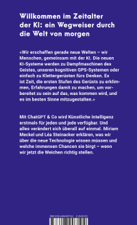 Zusatzmaterial 9783498007102 U4 von EVERYWHERE ALL AT ONCE – How AI is Changing Our World and What We Can Gain: Wie Künstliche Intelligenz unsere Welt verändert und was wir dabei gewinnen können von Miriam Meckel, Léa Steinacker