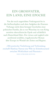 Zusatzmaterial 9783498046316 U4 von Die vielen Tode unseres Opas Jurek von Matthias Nawrat