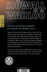 Zusatzmaterial 9783499244476 U4 von Das Ekel aus Säffle: Ein Kommissar-Beck-Roman von Maj Sjöwall, Per Wahlöö