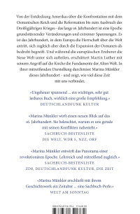 Zusatzmaterial 9783871341762 U4 von Anbruch der neuen Zeit: Das dramatische 16. Jahrhundert von Marina Münkler