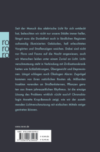 Zusatzmaterial 9783499634482 U4 von LIGHTS OUT! WHY LIGHT POLLUTION IS WORSE THAN YOU THINK: Lichtverschmutzung - Die unterschätzte Gefahr von Annette Krop-Benesch