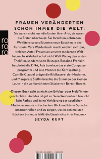 Zusatzmaterial 9783499008276 U4 von Die unerzählte Geschichte: Wie Frauen die moderne Welt erschufen – und warum wir sie nicht kennen von Vera Weidenbach