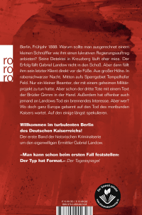 Zusatzmaterial 9783499002328 U4 von IRON BLOOD (VOL.I) von Axel Simon