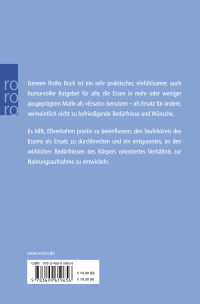Zusatzmaterial 9783499619656 U4 von Essen als Ersatz: Wie man den Teufelskreis durchbricht von Geneen Roth