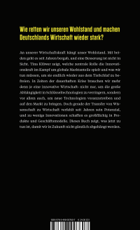 Zusatzmaterial 9783498007607 U4 von Zukunft made in Germany: Warum wir jetzt Innovation fördern müssen, um unseren Wohlstand zu retten von Tina Klüwer