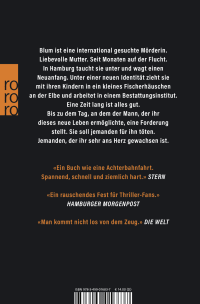 Zusatzmaterial 9783499016837 U4 von Totenfrau - Der Rausch von Bernhard Aichner