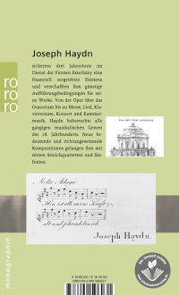 Zusatzmaterial 9783499506031 U4 von Joseph Haydn von Claudia Maria Knispel