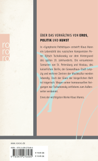 Zusatzmaterial 9783499276484 U4 von Symphonie Pathétique: Ein Tschaikowsky-Roman von Klaus Mann