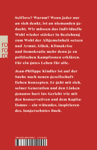 Zusatzmaterial 9783499012990 U4 von Scheiß auf Selflove, gib mir Klassenkampf: Eine neue Kapitalismuskritik von Jean-Philippe Kindler