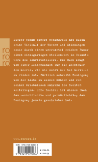 Zusatzmaterial 9783499226076 U4 von Inseln im Strom von Ernest Hemingway