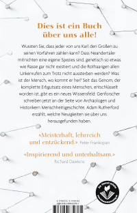 Zusatzmaterial 9783499632761 U4 von Eine kurze Geschichte von jedem, der jemals gelebt hat: Was unsere Gene über uns verraten von Adam Rutherford