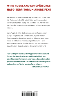 Zusatzmaterial 9783498007997 U4 von Wer verteidigt Europa?: Die neuen Kriegsgefahren und was wir tun müssen, um uns zu schützen von Jana Puglierin