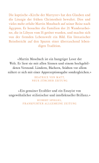 Zusatzmaterial 9783498045401 U4 von THE 21: Eine Reise ins Land der koptischen Martyrer von Martin Mosebach