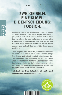 Zusatzmaterial 9783499272042 U4 von D.I. Grace: Einer lebt, einer stirbt von Matthew J. Arlidge
