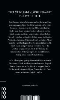 Zusatzmaterial 9783499248665 U4 von Verwesung:   von Simon Beckett