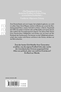 Zusatzmaterial 9783499620478 U4 von Drüben und drüben: Zwei deutsche Kindheiten von Jochen Schmidt, David Wagner