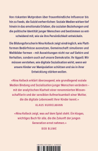Zusatzmaterial 9783737102414 U4 von Der Kampf in den Köpfen: Wie TikTok, Instagram & Co unsere Kinder manipulieren von Nina Kolleck