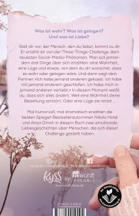Zusatzmaterial 9783499010194 U4 von Because It's True − Tausend Gefühle und ein einziger Kuss von Nikola Hotel, Anya Omah