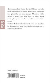 Zusatzmaterial 9783499227677 U4 von Gelächter im Dunkel von Vladimir Nabokov