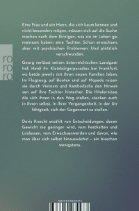 Zusatzmaterial 9783499274473 U4 von weg von Doris Knecht