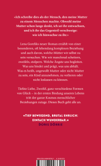 Zusatzmaterial 9783498007621 U4 von Alle meine Mütter  von Lena Gorelik