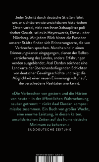 Zusatzmaterial 9783498003487 U4 von Traumaland: Eine Spurensuche in deutscher Vergangenheit und Gegenwart von Asal Dardan