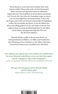 Zusatzmaterial 9783498003340 U4 von Die späten Tage von Natascha Wodin