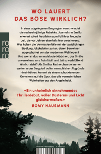 Zusatzmaterial 9783499009693 U4 von Wolfskinder: Ein abgelegenes Bergdorf. Eine Gemeinschaft, der niemand entkommt von Vera Buck