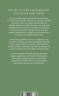 Zusatzmaterial 9783498007881 U4 von Ghost Stories: Ein Buch der Erinnerung von Siri Hustvedt