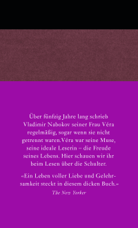 Zusatzmaterial 9783498046613 U4 von Briefe an Véra: Gesammelte Werke Bd. 24 von Vladimir Nabokov