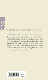 Zusatzmaterial 9783499240201 U4 von Der Augenblick der Liebe von Martin Walser