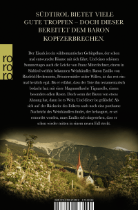 Zusatzmaterial 9783499273490 U4 von Falscher Tropfen: Ein Wein-Krimi aus Südtirol von Michael Böckler