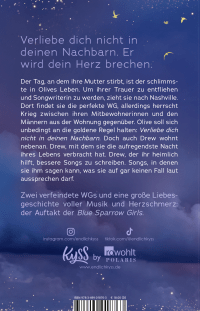 Zusatzmaterial 9783499018763 U4 von Blue Sparrow Girls – The Melody of You and Me von Laura Willud