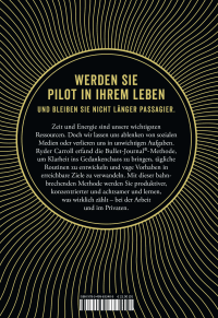 Zusatzmaterial 9783499633409 U4 von Die Bullet-Journal-Methode: Verstehe deine Vergangenheit, ordne deine Gegenwart, gestalte deine Zukunft von Ryder Carroll