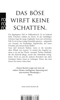 Zusatzmaterial 9783499268380 U4 von Der Hof von Simon Beckett