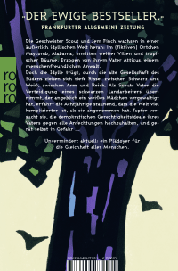 Zusatzmaterial 9783499271571 U4 von Wer die Nachtigall stört ... von Harper Lee