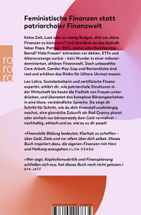 Zusatzmaterial 9783499017865 U4 von Feministische Finanzen: Dein Masterplan für finanzielle Unabhängigkeit von Leo Lührs
