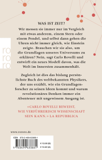 Zusatzmaterial 9783499633881 U4 von Und wenn es die Zeit nicht gäbe?: Meine Suche nach den Grundlagen des Universums von Carlo Rovelli