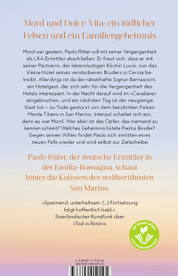 Zusatzmaterial 9783499010125 U4 von Der Fall San Marino: Paolo Ritter ermittelt von Dani Scarpa