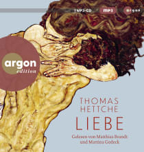 Hörbuchcover von Liebe von Thomas Hettche, wird gesprochen von Matthias Brandt, Martina Gedeck